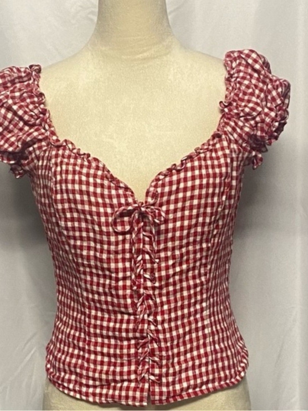 Reformation linen top Size 8